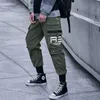 Pantalones de Harem Casual Streetwear Fashion Fashion Solid Juggers Palabos de carga Anklelength para hombres 221010