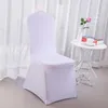 Chair Covers 6 Pcs Stretch Elastic Universal White Spandex Wedding For Weddings Party Banquet El Outdoor