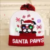 13 styles chapeau d'éclairage de Noël hiver tricot en tricot chauds de bonnet de cocotte