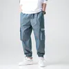 Herrbyxor m￤n streetwear hiphop reflekterande casual mode manlig elastisk midja 2022 harajuku joggerbyxor svettbyxor m￤ns