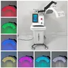 7 colori PDT LED terapia fotodinamica dispositivo di bellezza maschera facciale LED rimozione dell'acne antirughe schiarire punto con scrubber pelle pistola a spruzzo BIO bipolare RF maniglia fredda