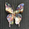 Decorative Flowers Colorful Hanging Butterfly Statue Handmade Metal Wall Decor Inspirational Sculpture For Outdoor Garden