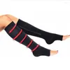 Sports Socks XXL Men And Women Compression Zipper Pressure Complexion Black Skin Color Prevent Varicose Veins Yoga Climbing