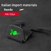 Gancio posteriore per seggiolino auto per Tesla Model 3 Y 2022 2021 Accessori interni Sedile in pelle scamosciata Appendiabiti Borsa della spesa Portaombrelli 1 pz