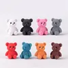 Home decoration accessoriesStuffed Plush Animals party Cute plastic bear miniature fairy Easter animal Dolls pillow Holiday Party Prom Christmas ZM1010