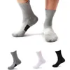 Chaussettes de Sport pour hommes, Sport de plein air, genou haut, boucle à poils discontinus, absorbant la sueur, antidérapante, basket-ball, Badminton, course à pied