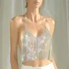 Andere Flash Quaste Top Kette Weste Sexy Körper Schmuck Brust Dessous für Frauen BH Mode Outfit 221008
