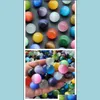 Stone Bright 20mm Cats Eye Crystal Round Stone Ball Craft Tumbled Handbit Stones Home Decoration Ornament Good Gifts Drop Deliver Dh1cj