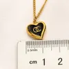 Luxury Design Necklace 18K Gold Plated Stainless Steel Necklaces Choker Chain 3Colors Heart Letter Pendant Fashion Womens Wedding Jewelry Accessories MM1972