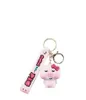 Keychains New fat doll key trinkets cute Zodiac pendant creative bag