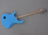 Blue 4 Strings Electric Bass -gitaar met esdoorn fretboard 21 frets