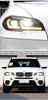 BMW X5 E70 LEDヘッドライトプロジェクターレンズ2007-2013 Angel Eye DRL Signal Head Lamp Automotive Accessoriesのヘッドライト