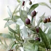 Decorative Flowers Guangzhou Model Bouquet Small Number Olive Branch El Room Decoration Artificial Flower Wedding Plant Wall