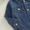 Jacken Kleinkind Kinder Baby Jungen Mädchen Denim Mode Langarm Button-Down Einfarbig Jean 6M 5T 221010