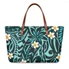 Duffel Bags Cumagical 2022 Latest Design Ladies Handbags Hawaiian Floral Print Neoprene Wholesale Replicate Luxury Custom Tote Bag