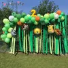 Other Festive Party Supplies 109pcs Jungle Safari Theme Balloon Garland Kit Animal Balloons Palm Leaves for Kids Boys Birthday Baby Shower Decor 221010