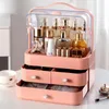 Storage Boxes Makeup Organizer Cosmetics Beauty Box For Girls Waterproof Dustproof Large Capacity