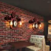 الجدار مصباح الرجعية الشخصية الإبداعية شخصية لوفت ترس مطعم الممر الممرات مقهى أنبوب المياه