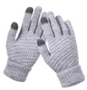 Weihnachtsgeschenkhandschuhe Partybevorzugung Winter-Touchscreen Warme Stretch-Strick-Nachahmungswolle für Damen und Herren All-Finger-Rutschfest Mode im Freien RRE14810