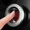 Interior Accessories Car Engine Start Stop Button Cover Decor Sticker Auto Ignition Switch Rotatable Protection Cap Decoration Accessory