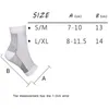 Suporte ao tornozelo 1 Conjunto de meias de compressão calmante Brace Pedra Plantar Fascitite Allear