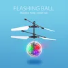 LED Flying Toys RC Ball Aircraft Helicopter Flashing Light Up Induction Toy Electric Toy Drone For Kids Gifts C91