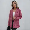 Kvinnors kostymer Kvinnor blazrar Kvinnor Casual Suit Coat Female Temperament Jacket High Street skr￤ddarsydd f￶r dam