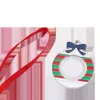 SUBlima￧￣o em branco Acess￳rios de Natal Branco Decora￧￣o mental Transfer￪ncia de calor Papinge Pingente DIY ￁rina￧￣o de Natal Presentes RRB1612