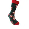 Men's Socks Sale Christmas Father Letter Print Unisex Santa Crew Happy Dress