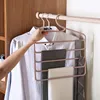Multifunctioneel huishoudelijke plastic broek Rekbroek Kledinghanger kledingkast Kast Organisator Volwassen Silk Scarf Tie opslagrek RRE14835