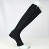 Calzini sportivi Pressione di compressione Cerniera lunga da equitazione Supporto per gambe professionale Elastico per vena femminile ispessita