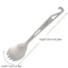 Sinwerk sets Tiartisan servies titanium spork met flesopener 3 in 1 cultery of vork lepel voor kamperen