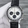 Montre de luxe мужские часы 42 мм 7750 автоматический хронограф механический механизм стальной корпус кожаный ремешок роскошные часы наручные часы Relojes