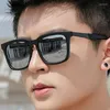 Sunglasses Fashion Black Square Men Brand Designer Mirror Cat Eye Sun Glasses Female Shades UV400 Outdoor Feminino