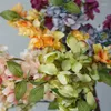 Fiori decorativi Orchidea di seta Fiore artificiale Pittura antica Stile Decorazione del giardino di casa per vaso Tavolo Ufficio El