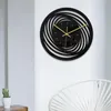 Relógios de parede 12in relógio mudo movimento arte decoração decorativa bateria operada quartzo preto para sala de estar cozinha presente quarto decoração