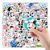 Emballage cadeau 50pcs autocollants de vache à lait pour ordinateur portable papeterie Scrapbook mignon autocollant esthétique Scrapbooking matériel artisanat fournitures