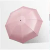 Parapluies Soleil Pluie Femmes Plat Léger Cinq Pliant Mini Petite Taille Facilement Stocker Parasol 221010