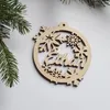 Dekoracje świąteczne drewniane bombki spersonalizowane imienia ozdoba laserowa cięta drewniana dekoracja płatka śniegu