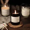 Ins Aromatherapie-Kerzen Handgefertigter natürlicher Weihrauch, der Ihnen beim Schlafen hilft Schlafzimmerkerzenbecher Romantische Düfte Nische für ätherische Öle für den Haushalt