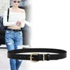 Belts Woman Cowskin Belt High Quality Soft Genuine Leather Strap Vintage Casual Pin Buckle Jeans Solid Coat Gifts