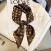 scarf designer scarf Mulberry Silk Scarfs for Women Lightweight Square Satin Head Wrap Medium Headband Shawl twilly Character Letter Animal Print dot neckerchiefs
