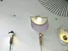 Lampa ścienna Nordic LED Crystal penteadeira applique luz parded abajur espelho sypialnia salon