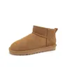 Designer Snow Boots Boot Suede Classical Short Mini Women H￥ll Warm Man Womens Plush Casual Chestnut Grey Aus U5854 Vinterkvinnor Australie Ankel Booties 36-45