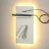 Applique Zerouno lumière chevet chargeur sans fil Usb avec lits rétro-éclairés éclairage Led réglable chambre lecture El Design