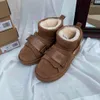 2022 Australia Winter Snow Boots Fur 패션 클래식 발목 소녀 따뜻한 짧은 부츠 신발