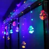 Strings 3m 120 LEDs Window Ball Linkable Curtain String Light Christmas Xmas Lantern Wedding Garland Decor Decoration Lights