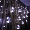 Strings 3m 120 LEDs Window Ball Linkable Curtain String Light Christmas Xmas Lantern Wedding Garland Decor Decoration Lights