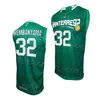 Impressão de tela Team Maillot Basketball Nanterre 92 Jersey 32 Victor Wembanyama France U19 National For Sport Fans Respirável Azul Marinho Branco Verde Preto Bom/Alto