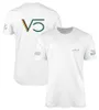 F1 Team 2022 Kort ärm T-shirt Sport Round Neck Casual Racing Suit Team Uniform